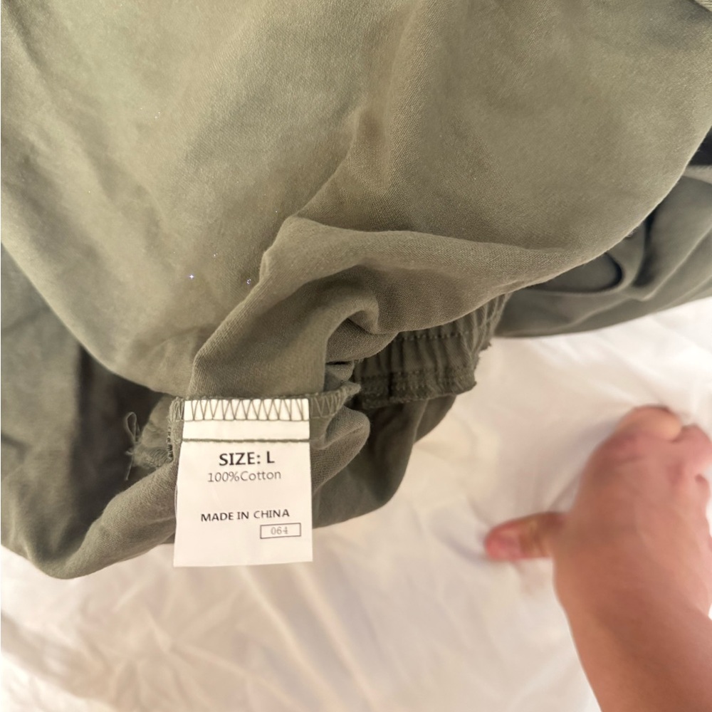 Olive Green Jumpsuit - Picture 2 of 4